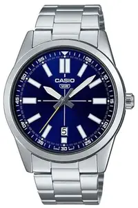 Casio Analog Blue Dial Men's Watch-MTP-VD02D-2EUDF