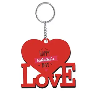 Family Shoping Valentine Gift for Girlfriend Boyfriend Husband Wife Happy Valentine Day Keychain Keyring