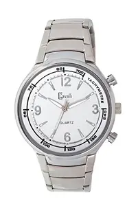 Cavalli Men's Silver Stainless Steel Analog Watch (Silver 2)