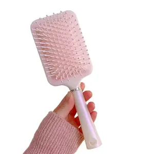 Calitate24 Paddle Cushion Hair Brush for Blow Drying & Detangling Hair Styling Brush Hairbrush for All Hair Types Hair Combs Tool Styling Brush - Soft Nylon Bristles Detangle Hair Brush