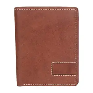 Leatherman Fashion LMN Genuine Leather Men's Tan Wallet 5 Card Slots