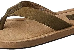 Woodland Men's Green Leather Slipper-9 UK (43 EU) (GP 3798321)