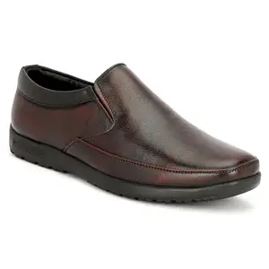 STEPFEET Brown Pure Leather Lifestyle Casuals for Men 07 UK/India