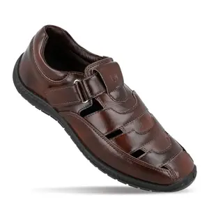 WALKAROO WF6259 Mens Sandals for dailywear and regular use for Indoor & Outdoor - Brown