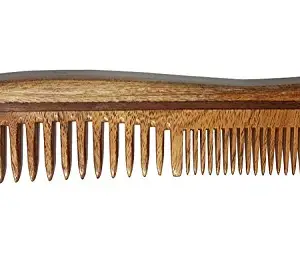 Inaaya Neem Wood Comb For Men & Women Brown Pack Of 1 (M6)