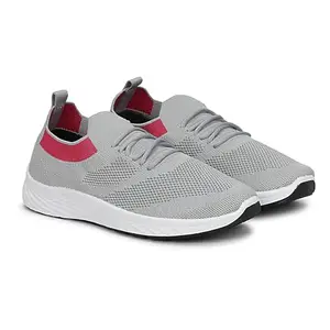 Aqualite Women LSS-305 Shoes, L.Grey/Ranipink, 6 UK/India