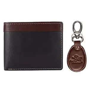 Leather Junction 2 in 1 Brown Men's Leather Wallet & Keyring (3570KH0040)