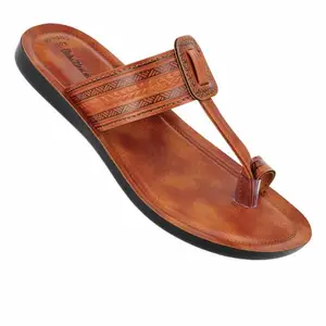 WALKAROO WG5475 Mens Casual Wear and Regular use Sandals - Tan
