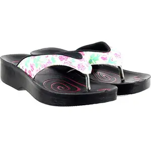 Aerosoft Slippers and Flip Flops for Women Casual PU LA 858 Pink