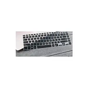 Saco Keyboard Cover Compatible for ASUS VivoBook S15 S510UR-BQ062T 15.6-inch Full HD Laptop - 2019 Models Keyboard Protector Skin - Black