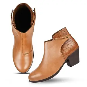 JM LOOKS Women Fashion Casual Boot Ankle Block Heel Sandal for Girls Boot