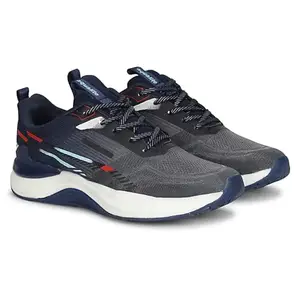 Aqualite Ocean-30 Running Shoes for Man, Active wear, Gym Shoes for Men Workout Daily use, Idol for Walking, Jogging, Athletic Sports, Zumba Dance, Mesh, Lace-up, No Heel, Navy Blue Red Size 6