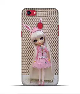 Coolet Cute Barbie Doll Design | Printed Hard Back Case and Cover for Oppo F7 Stylish Cover for Your Smartphone