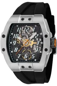 Invicta Silicone Jm Correa Automatic Multicolor Dial Analog Watch for Men - 43511, Blue Band