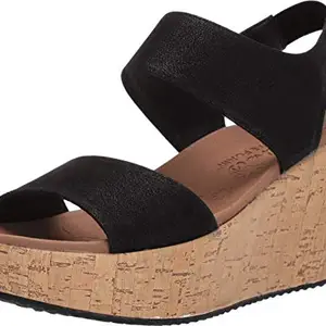 Skechers--Women's Fashion Sandals-32977-BLK-BRIT - TALL TALE UK7