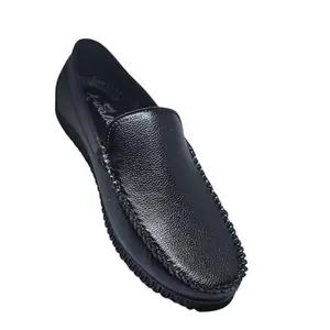 Men�s Casual Loafers � Stylish Slip-On Shoes for Everyday Comfort & Durability (Black, UK Footwear Size System, Adult, Men, Numeric, Medium, 9)