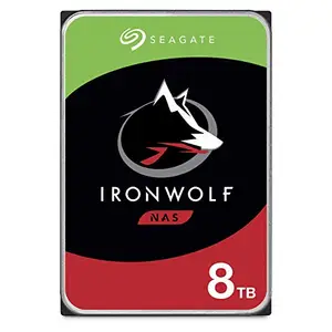 (Refurbished) Seagate IronWolf 8 TB NAS Internal Hard Drive HDD â€“ 3.5 Inch SATA 6 Gb/s 7200 RPM 256 MB Cache for RAID Network Attached Storage (ST8000VN004)