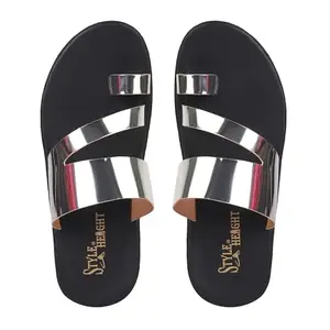 STYLE HEIGHT Men Slides (Style - SL800-White)