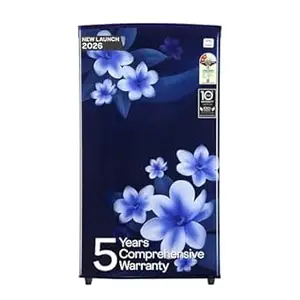 Godrej 180L 2 Star Direct Cool Single Door Refrigerator with Turbo Cooling, 20L Vegetable Tray, Toughened Glass Shelves, Advanced Capillary Technology, 10 Year Compressor Warranty, Pep Blue