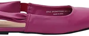 max Womens Ballerinas,Fuchsia,38