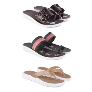 Women's Comfortable Sandal,Casual Lightweight Sandal for Everyday Wear | PCR-(3-COMBO)-1987-1992-1860-8-EURO-39