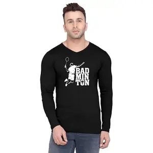 ALLEN BLACK Men's Round Neck T-Shirt,Men's T-Shirt Idea f Gym, Sp ts, Casual Outings, (GA_L_3814_) Multicolour