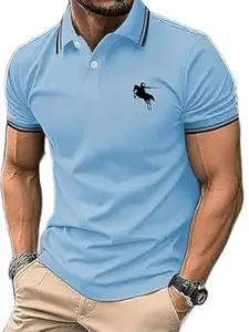 Lymio Polo T Shirt for Men || T Shirt for Man || Collar T Shirt Style Men (Packs Also Available) (Polo-18-21)