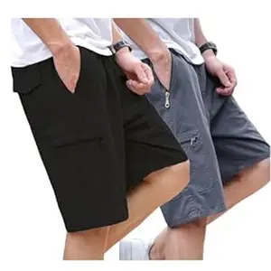Lymio Men Shorts || Cotton Short for Men || with Pocket Style (Packs Also Available) (Shorts-17-20)