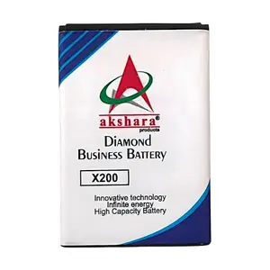 akshara products Akshara X200, High Capacity Mobile Battery, Innovative Technology with 1 Year Warranty