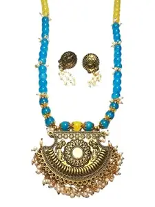 Beautiful Brass Pendant Set - Necklace with Captivating Pendant for Stylish Women