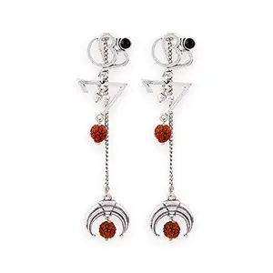 Voylla Aham Brahmasmi OM Drop Earrings