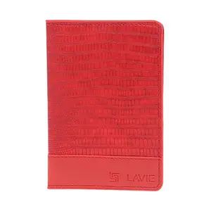 Lavie Spring/Summer 20 Red Faux Leather Women's Passport Cover (WECS127041N2)