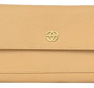 eske - Two fold Wallet - Genuine Leather - Holds Cards, Coins and Bills - Compact Design - Pockets for Everyday Use - Water Resistant - for Women