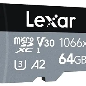 Lexar Profes 1066X Microsdxc U3 Uhs-I A2, 64G