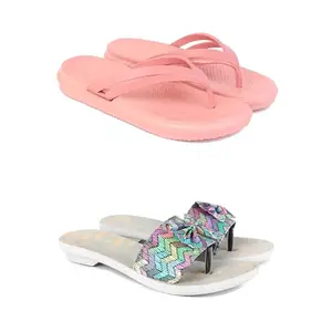 Women's Comfortable Sandal,Casual Lightweight Sandal for Everyday Wear I (Combo 2)-1975-1966-6-EURO-37