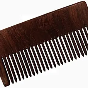 Rufiys Original Pure Sheesham Wood Beard Comb For Healthy & Stylish Beard (10 Cm)