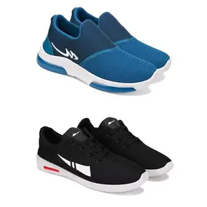 DRACKFOOT Men's Sports Shoes Collection Gym,Running,Men's Sports Shoes for Every Sport GR-(Combo-2)-1077-1028-6 Multicolor