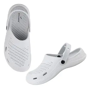 URJO PURE-72 Men's Clogs/Sandals with Adjustable Back Strap Ultra Soft & Flexibility Anti Skid Comfortable Waterproof Daily Mules Clogs/Sandals for Men by Welcome URJO-M-PURE-72-GRY_8 Grey