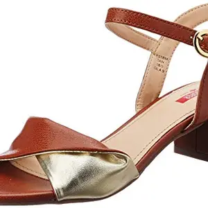 Lee Cooper Women Red Fashion Sandals-4 UK (37 EU) (LF5252A)