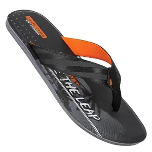 WALKAROO BLUE TYGA BT1014 Mens Casual Wear and Regular use Sandals -Black Orange