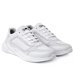 YUVRATO BAXI Men's Stylish Casual Outdoor White Sports Shoes
