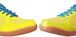 Nivia Men's Yellow Aster Blue Flash Shoe 7UK Men's Yellow Aster Blue Flash Shoe 6UK