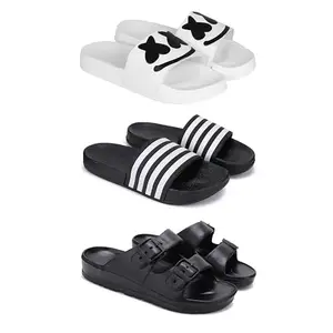 Men's Sandals | Lightweight Wear| Stylish & Easy to Wear For Men's PCV-San-(3-COMBO)-3030-3024-3115-7