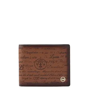 Da Milano Leather RFID Wallet for Men with Multicard Slot - Brown (0418)