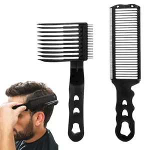 MAYCREATE® Fade Comb for Men, Barber Comb Set, Professional Curved Positioning Taper Comb & Styling Combs, Flat Top Hair Cutting Comb Clipper Combs for Cutting and Blending