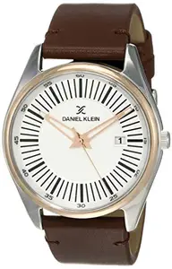 Daniel Klein Analog Silver Dial Men's Watch-DK12115-6