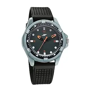Sonata SF Sporty Grey Dial Polyurethane Strap Watch for Men-7930PP24W/NT7930PP24W
