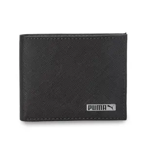 Puma Unisex-Adult Leather Emb. Wallet V2, Chocolate (9105903)