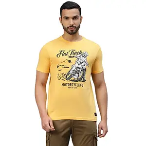 Royal Enfield Flat Track Fun T-Shirt Yellow