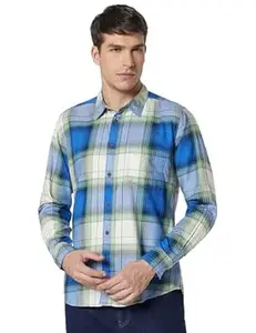 Pepe Jeans Men's Regular Fit Full Sleeve Checkered Casual Shirt | Check Shirt for Man | Smart & Stylish | Multiple Styles | Mens Casual Shirts